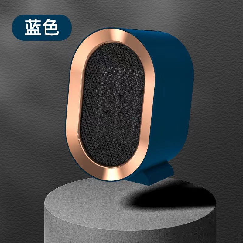 New cross - border warm air blower, high - power heater, ceramic PTC household smart electric heater, portable little sun 新款跨境暖风机大功率取暖器陶瓷PTC家用智能电暖器便捷式小太阳 - Zhongshan Star Trade - 小Q暖风机【蓝色】1200w - 美规