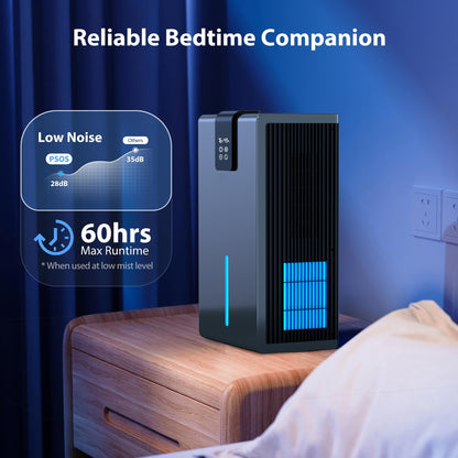 A small household dehumidifier is a must-have for absorbing, drying, dehumidifying, removing moisture and preventing dampness in the basement of a bedroom