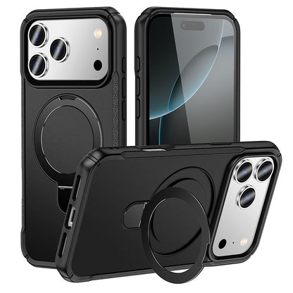 New iPhone 17 Pro Max phone case - two-in-one touchable skin-friendly Apple 16 stand with magnetic phone protection cover