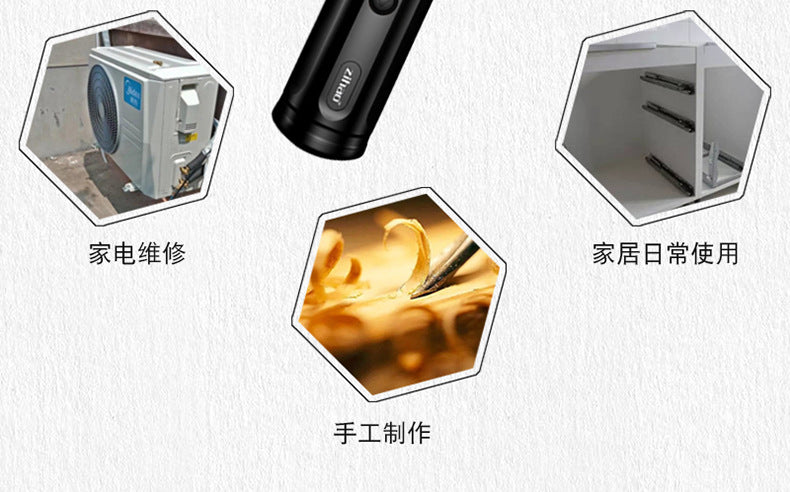 Brushless impact lithium battery drill, rechargeable hand drill, small pistol drill, electric drill, multi-functional household electric hammer, electric screwdriver