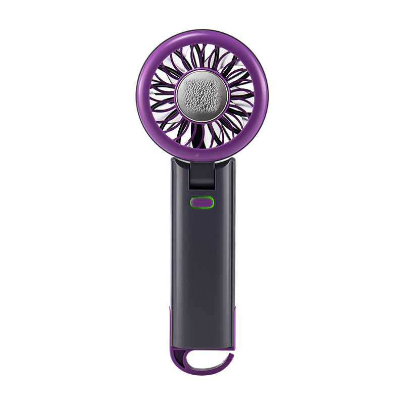 Handheld mini fan, 2025 silent, KC/PSE certified, bladeless, mini portable cooling air conditioner, semiconductor.