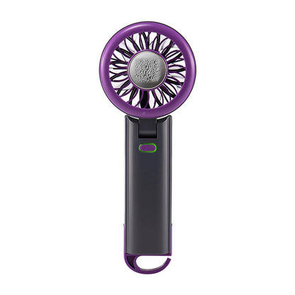 Handheld mini fan, 2025 silent, KC/PSE certified, bladeless, mini portable cooling air conditioner, semiconductor.