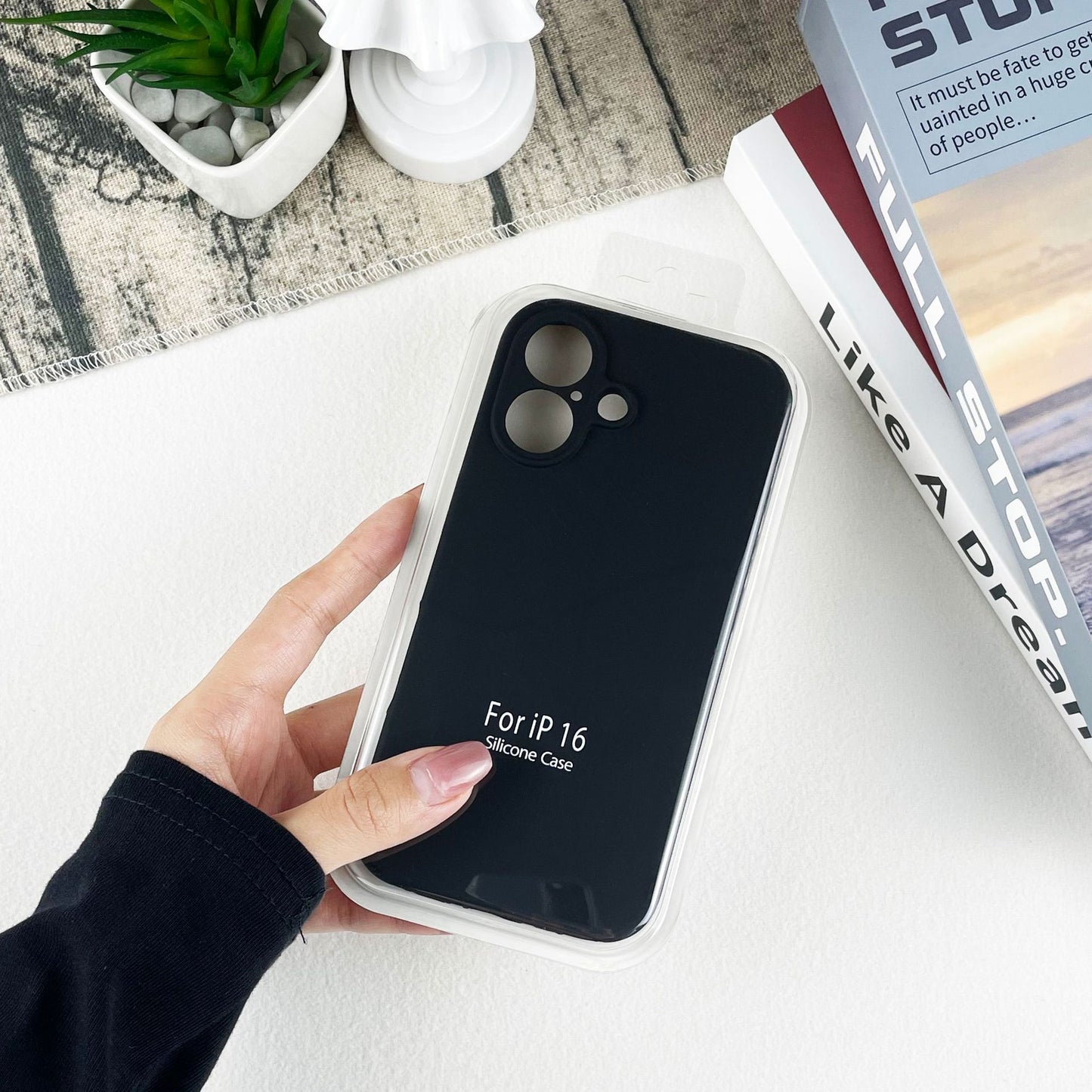 Liquid silicone Apple 17 phone case, iphone16promax/15/14 all-in-one anti-drop skin-feel protective cover