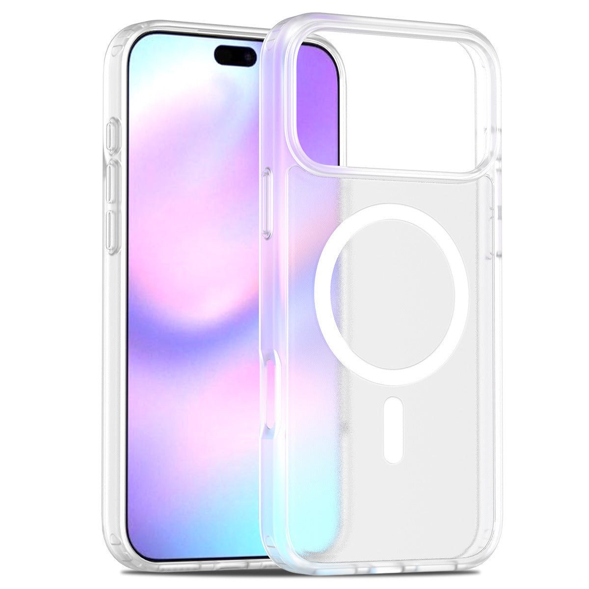 iphone17pm phone case with magnetic matte skin feel 16 shockproof Apple 15promax protective case