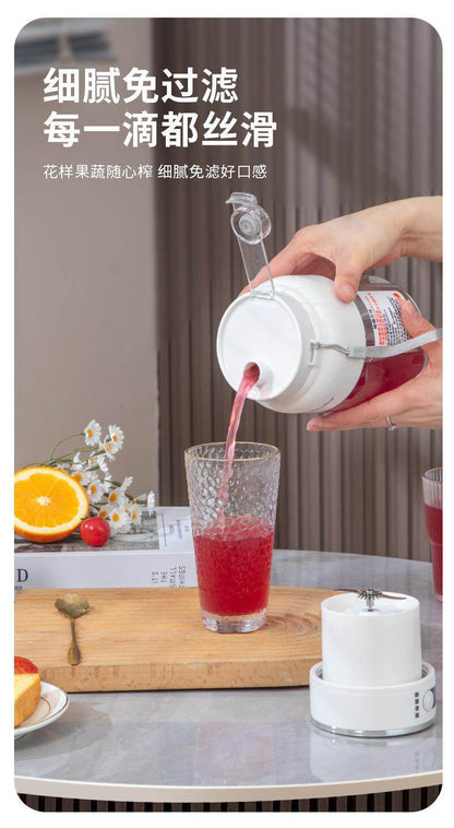 2026 New model juicer, portable juicer cup, juicer, fruit milkshake, fruit and vegetable double cup, ton ton bucket