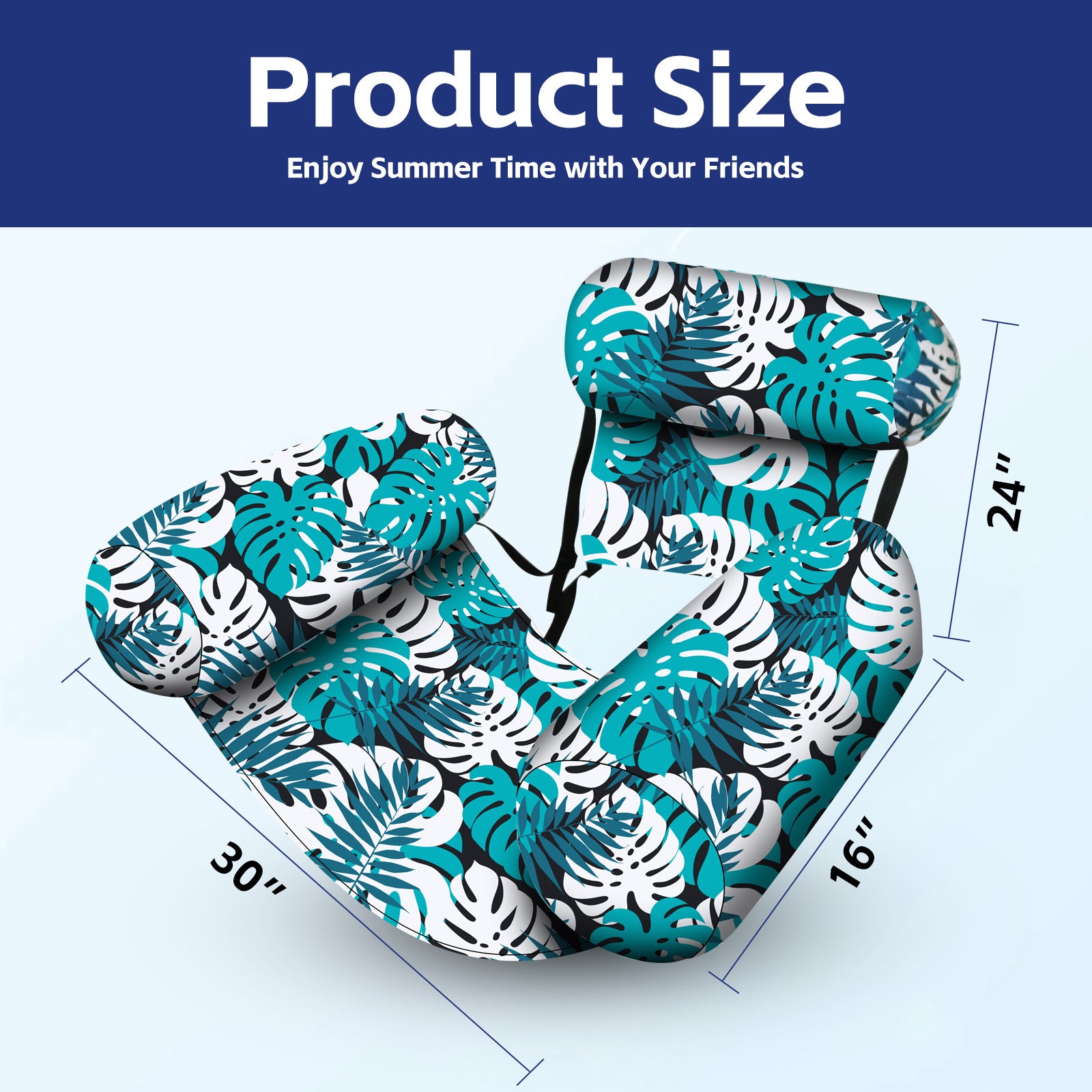 Adult inflatable swimming pool float pads, floating lounge chairs, thickened adult inflatable float strips, party summer water, beach and lake play float chairs成人充气泳池浮垫，漂浮躺椅，加厚成人充气浮条，派对夏日水上沙滩湖泊玩乐浮椅 - 水上玩具 - Zhongshan Star Trade