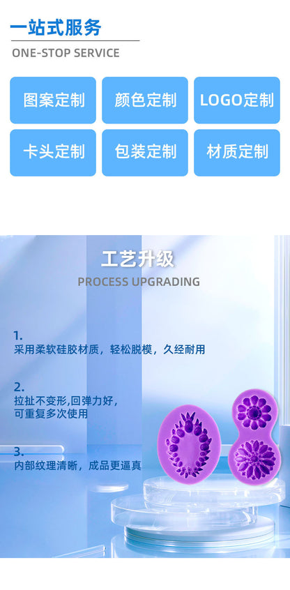 Customized candle silicone mold manufacturer, design, modeling, sampling and development of aromatherapy gypsum silicone molds