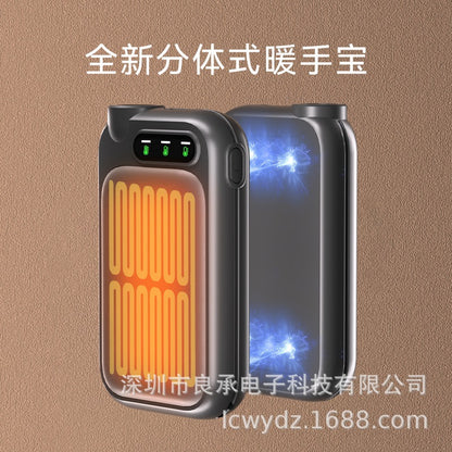 Magnetic hand warmer, split-type mini warmer, usb charging portable hand warmer