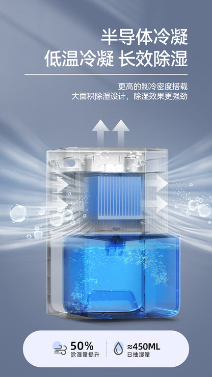 Household dehumidifier, silent and intelligent dehumidification wonder, air dryer, bedroom dehumidifier, household dehumidifi