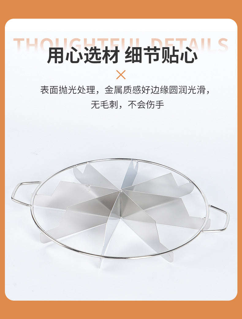 Stainless steel pizza knife cake splitter, circular multi-functional fruit slice knife, pie cutter, 6-blade splitter Zhongshan Star Trade