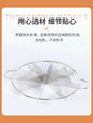 Stainless steel pizza knife cake splitter, circular multi-functional fruit slice knife, pie cutter, 6-blade splitter Zhongshan Star Trade