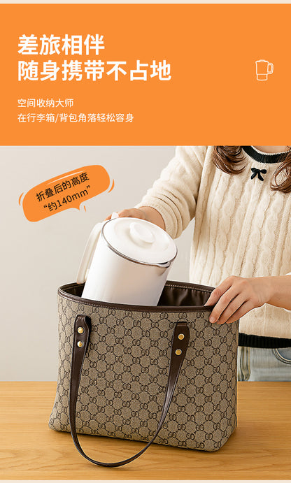 German small travel outdoor kettle, foldable electric kettle, household kettle, stainless steel portable electric kettle