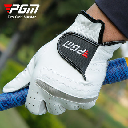 PGM small sheepskin wear-resistant anti-slip grain golf gloves left and right hand golf gloves