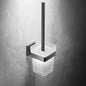 Toilet cleaning brush, toilet brush holder, wall-mounted stainless steel toilet brush storage rack, bathroom cleaning brush