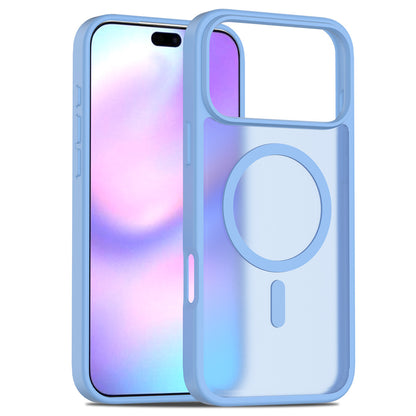 iphone17pm phone case with magnetic matte skin feel 16 shockproof Apple 15promax protective case