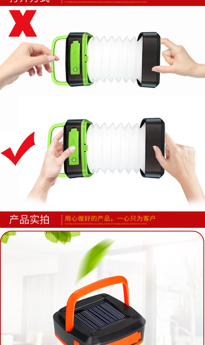 Solar - powered camping lamps are rechargeable - power outage LED lanterns and camping lamps - foldable and rechargeable lamps with solar energy - hiking gear 太阳能露营灯可充电 - 停电 LED 灯笼和露营灯 - 可折叠和可充电灯，带太阳能 - 远足装备 - 太阳能LED露营灯 - Zhongshan Star Trade