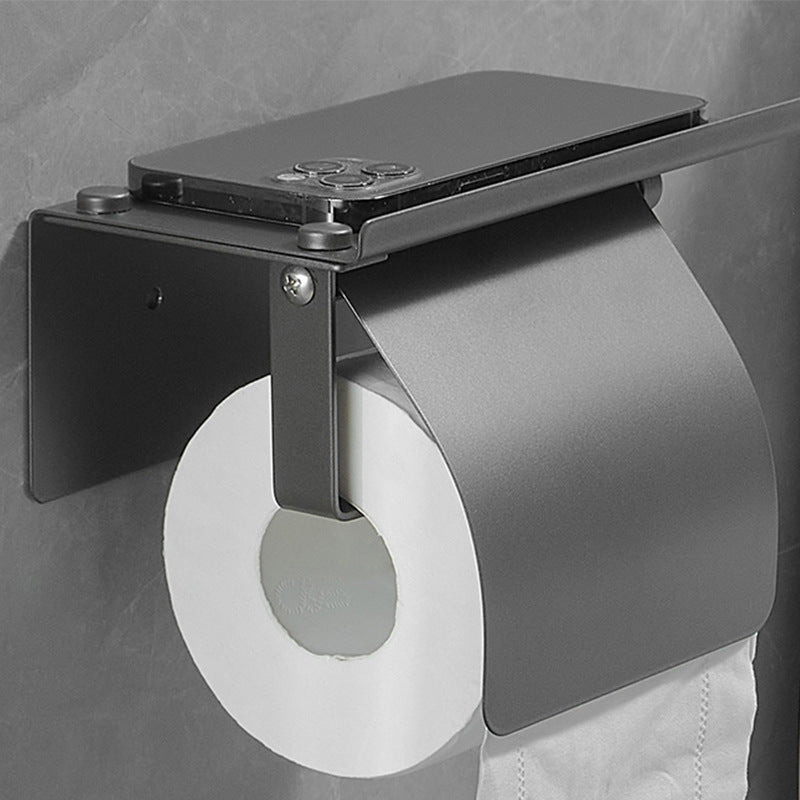 Toilet paper rack 304 stainless steel toilet paper box storage rack Wall-mounted sanitary tissue paper rack paper box