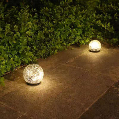 Solar crack courtyard lamp, outdoor waterproof crack ground plug lamp, garden, playground, villa landscape lamp