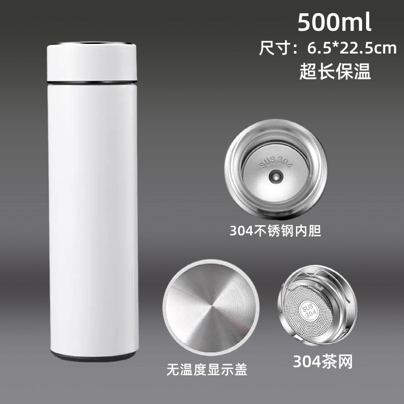 Stainless steel 316 smart water cup for business use with tea strainer 保温杯不锈钢316智能水杯商务带茶漏 - Image 5