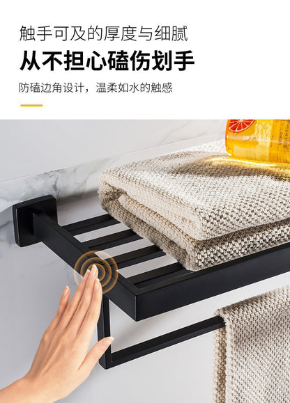 304 stainless steel bath towel rack, towel rack and shower room storage rack