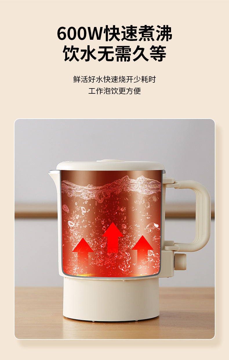 German small travel outdoor kettle, foldable electric kettle, household kettle, stainless steel portable electric kettle