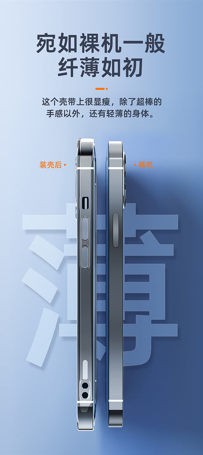 IPhone 17 phone case, iPhone 16 transparent soft case 15 four-corner drop resistant ultra-thin 13pro14 space protective case