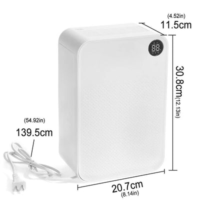A small household dehumidifier is a must-have for absorbing, drying, dehumidifying, removing moisture and preventing dampness in the basement of a bedroom