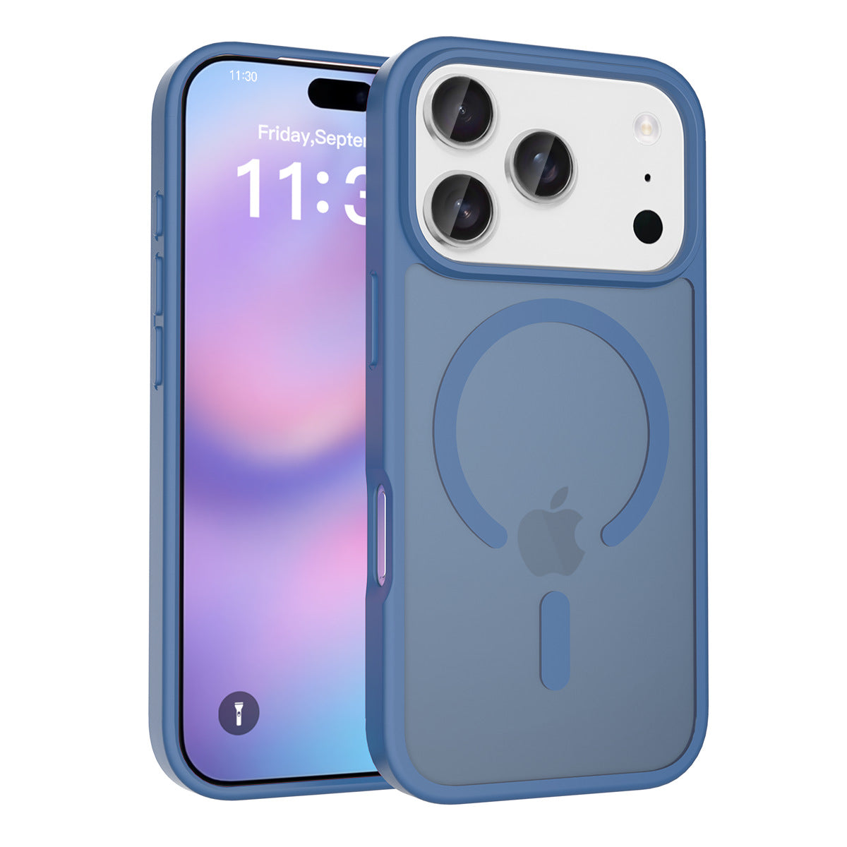 iphone17pm phone case with magnetic matte skin feel 16 shockproof Apple 15promax protective case