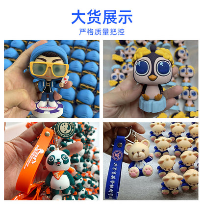 Blind box figurines, handcrafted figurines, PVC figurine customization, injection molding soft rubber resin handicrafts, rubberized toys customization