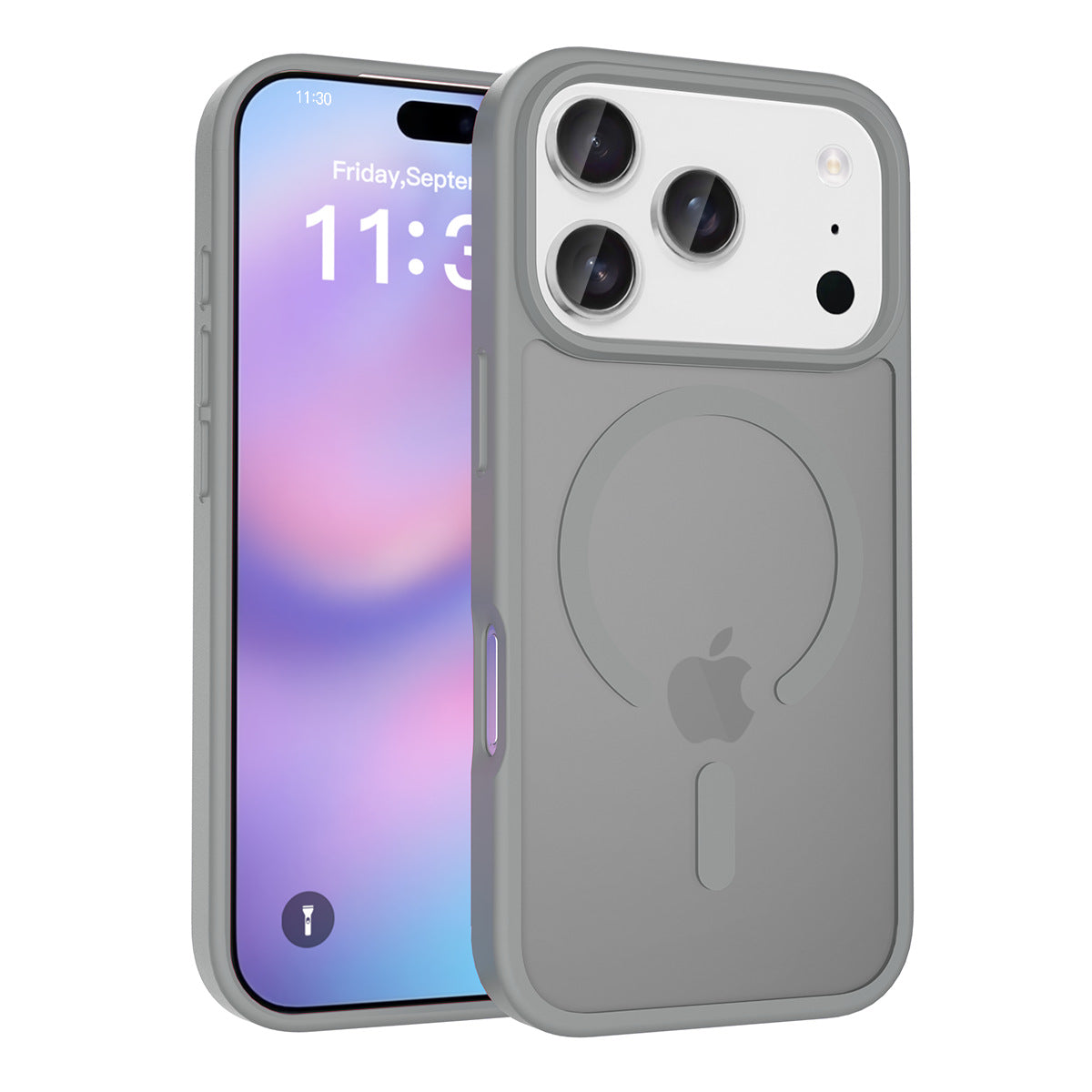 iphone17pm phone case with magnetic matte skin feel 16 shockproof Apple 15promax protective case