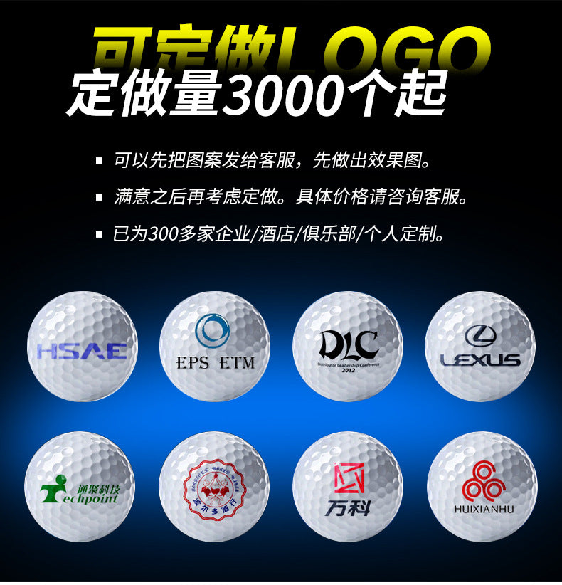 PGM Genuine Golf Balls, Golf Competition Balls, Two-Layer and Triple-Layer Practice Balls, Brand New Balls