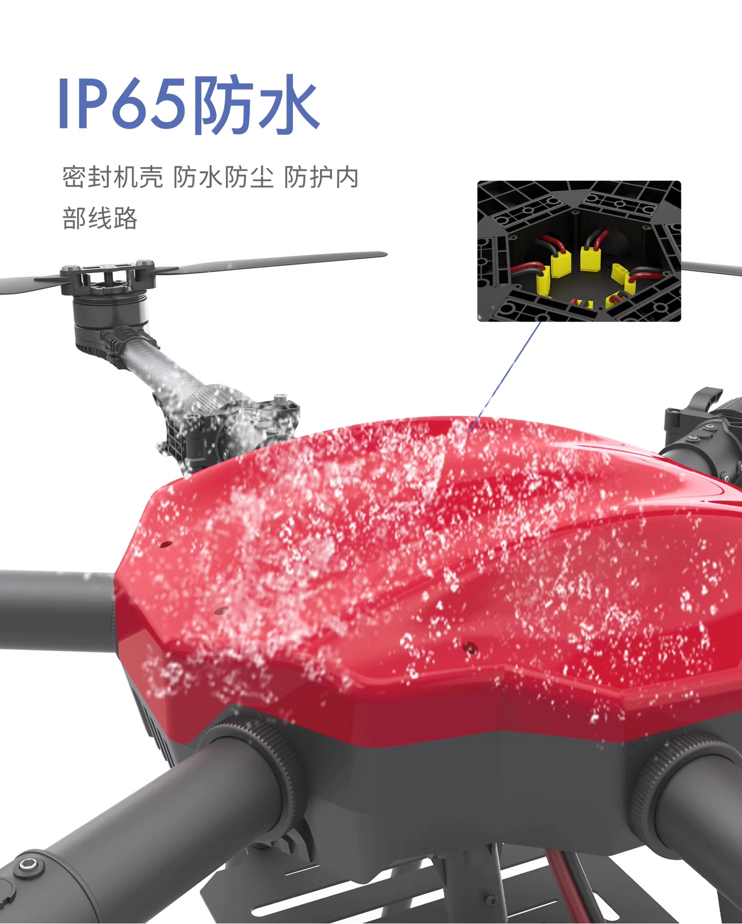 Training and testing drones, Category IV testing dedicated CAAC hexacopter M620 medium-sized drone