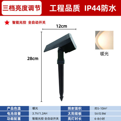 led solar light and shadow lawn lights, outdoor waterproof courtyard garden decorative atmosphere lights, landscape lights