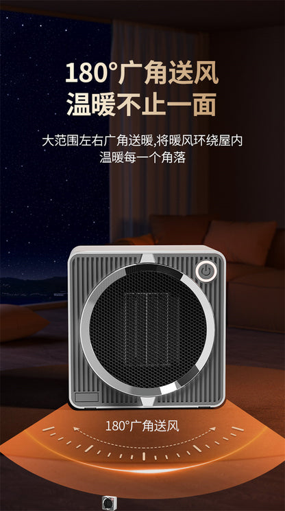 Mini Space Heater, Lightweight PTC Ceramic Fast Heating 500W Energy Efficient for Indoor Use, Overheating & 45° Tip - Over Protection, Portable Desk Electric Heaters for Office 迷你空间加热器，轻质 PTC 陶瓷快速加热 500W，室内使用节能，过热和 45° 翻倒保护，便携式办公桌电加热器 - 电暖器 - Zhongshan Star Trade