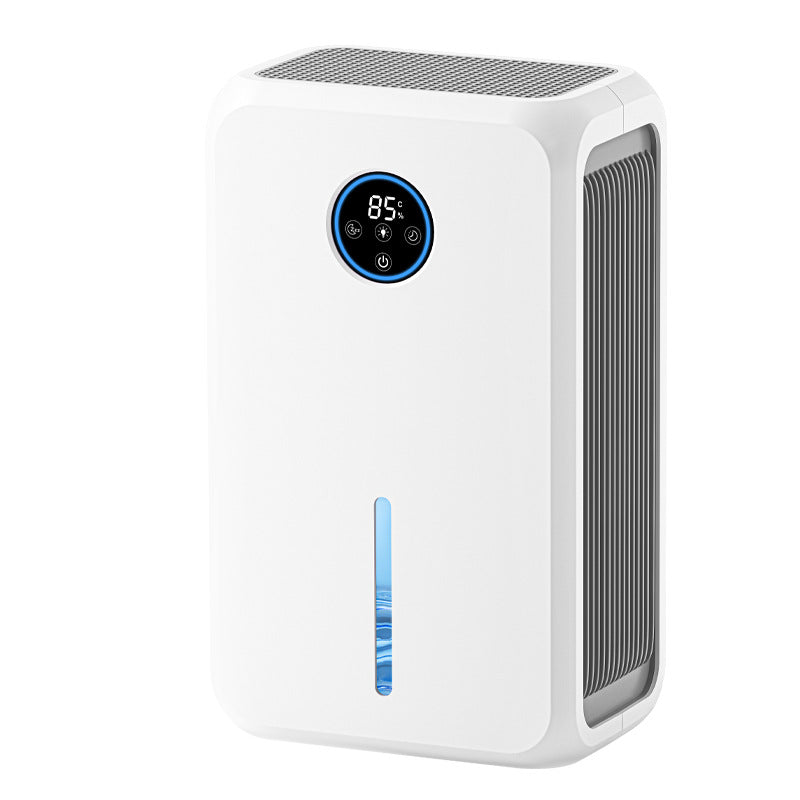 A small household dehumidifier is a must-have for absorbing, drying, dehumidifying, removing moisture and preventing dampness in the basement of a bedroom
