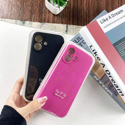 Liquid silicone Apple 17 phone case, iphone16promax/15/14 all-in-one anti-drop skin-feel protective cover