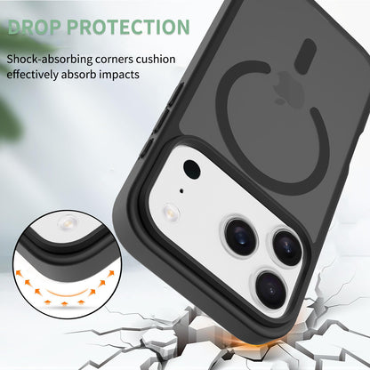 iphone17pm phone case with magnetic matte skin feel 16 shockproof Apple 15promax protective case