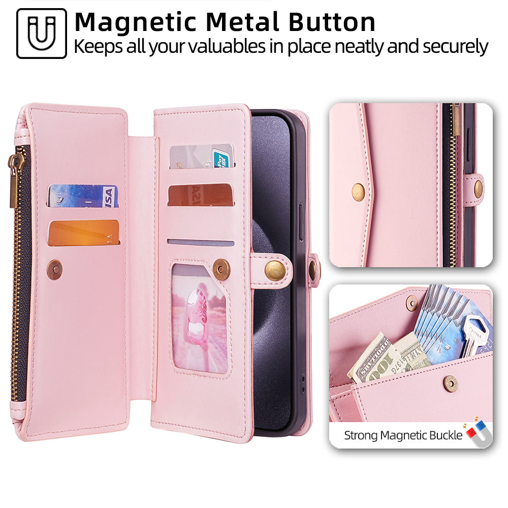 Wallet protective case for Apple iPhone series
