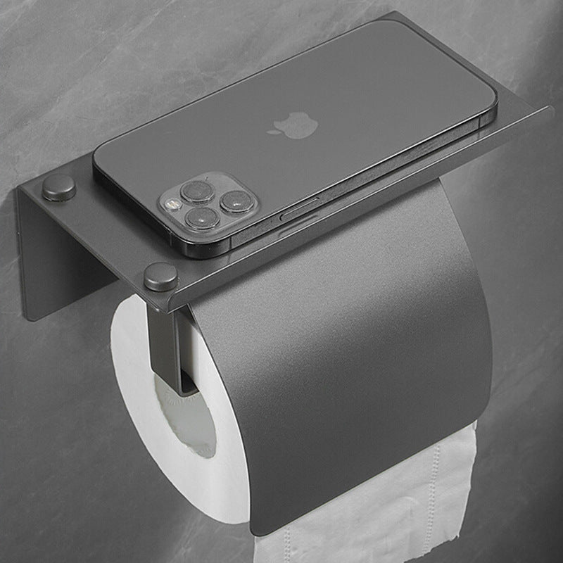 Toilet paper rack 304 stainless steel toilet paper box storage rack Wall-mounted sanitary tissue paper rack paper box