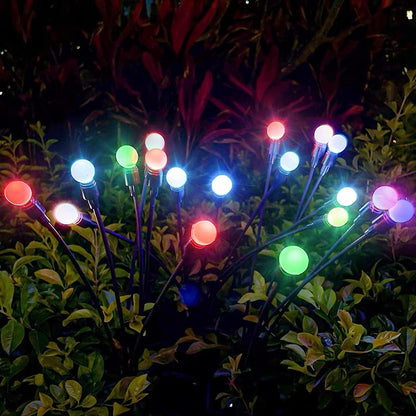 Solar lamps, outdoor firefly lamps, courtyard villa garden decorative atmosphere lamps, park ground lawn lamps
