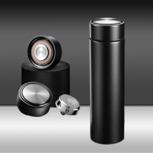 Stainless steel 316 smart water cup for business use with tea strainer 保温杯不锈钢316智能水杯商务带茶漏 - Image 2
