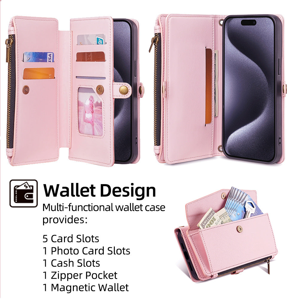 Wallet protective case for Apple iPhone series