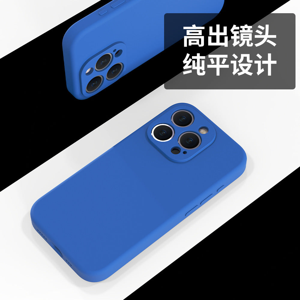 Liquid silicone Apple 17 phone case, iphone16promax/15/14 all-in-one anti-drop skin-feel protective cover