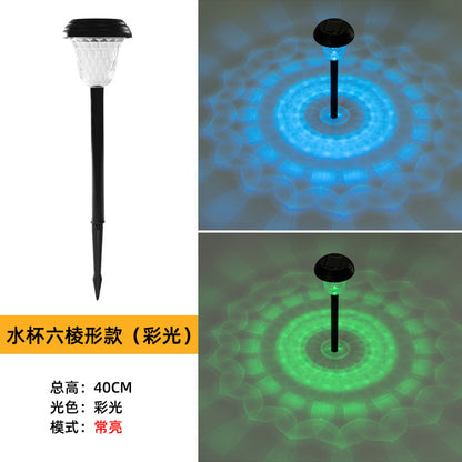 led solar light and shadow lawn lights, outdoor waterproof courtyard garden decorative atmosphere lights, landscape lights