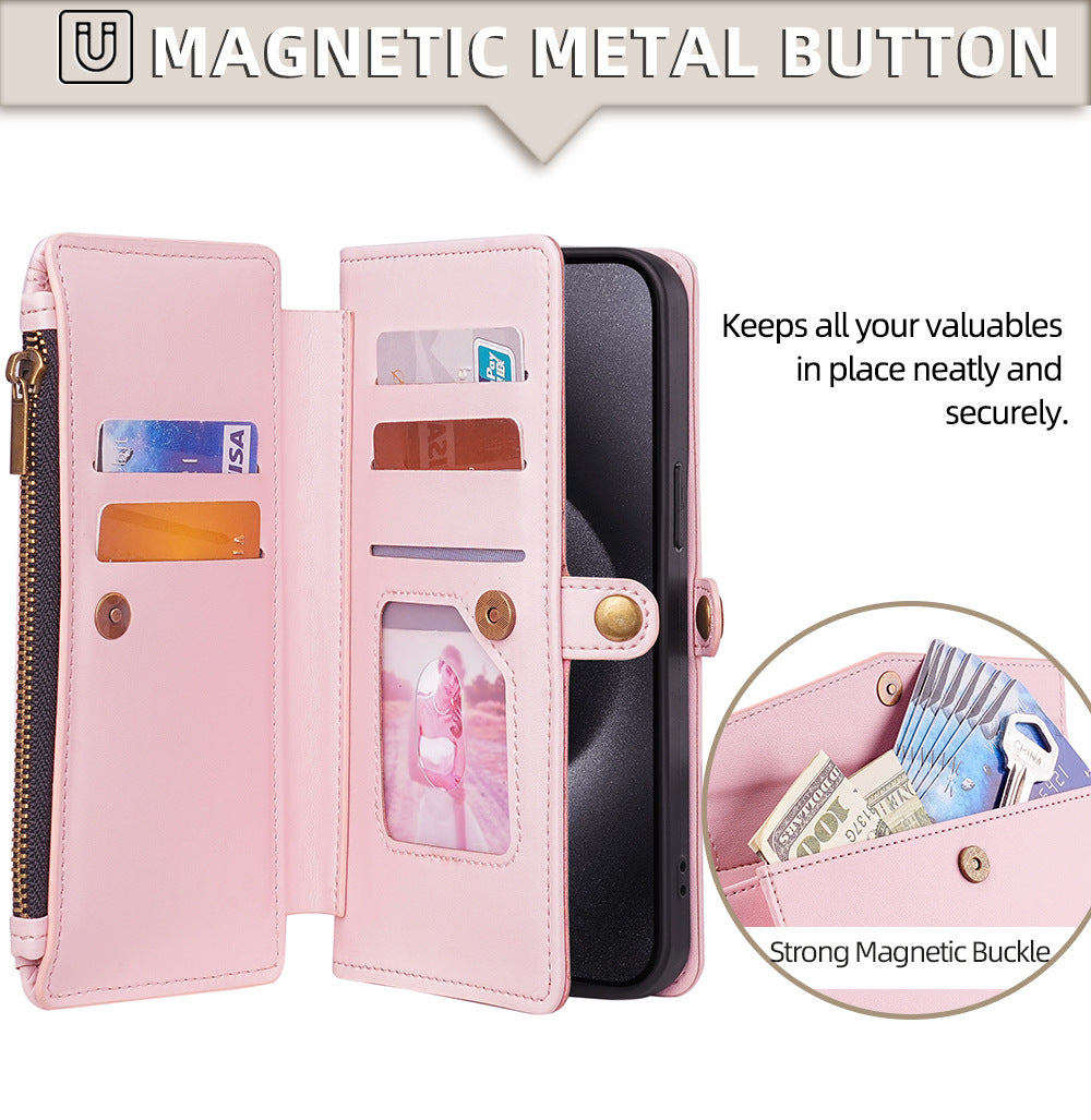 Wallet protective case for Apple iPhone series
