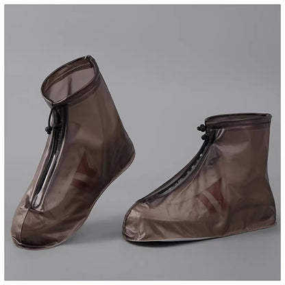 Rain Boot Waterproof Shoes Covers, Sand Control Non-Slip Shoe Cover Galoshes, PVC Rubber Sole Reusable Rain Snow Boots Oversh