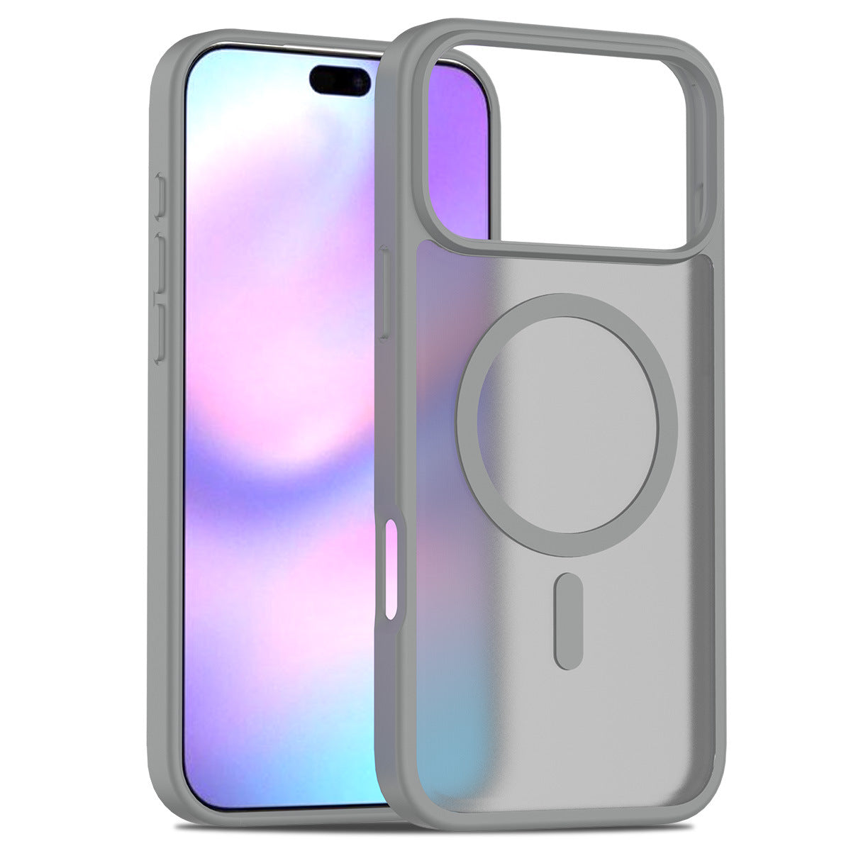 iphone17pm phone case with magnetic matte skin feel 16 shockproof Apple 15promax protective case