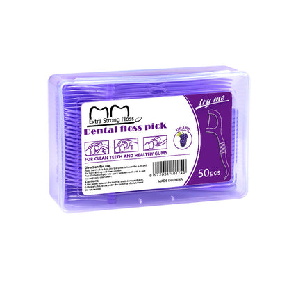 Fruit-flavored toothpick box containing 50 mint-flavored toothpick sticks - Image 12