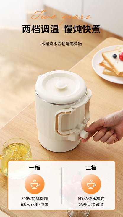 German small travel outdoor kettle, foldable electric kettle, household kettle, stainless steel portable electric kettle