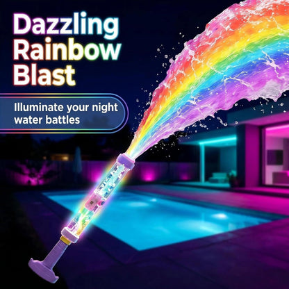 Cross-border Glowing Rainbow LED Water Blaster - Colorful Neon LED Water Gun Wholesale